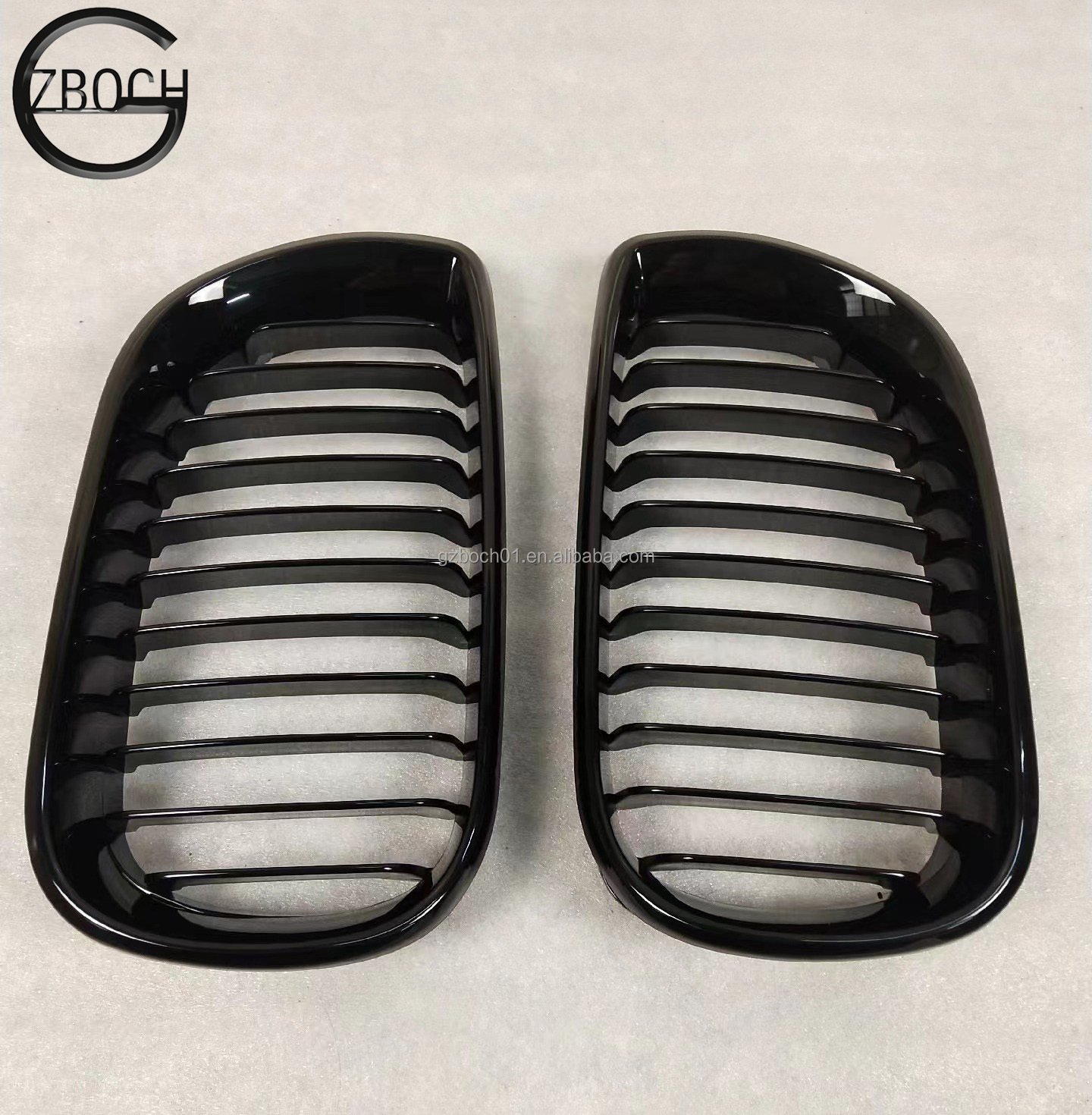 BOCH Wholesale bumper kit For BMW 3 series E46 2002 2003 2004 body kit glossy black grill single slat