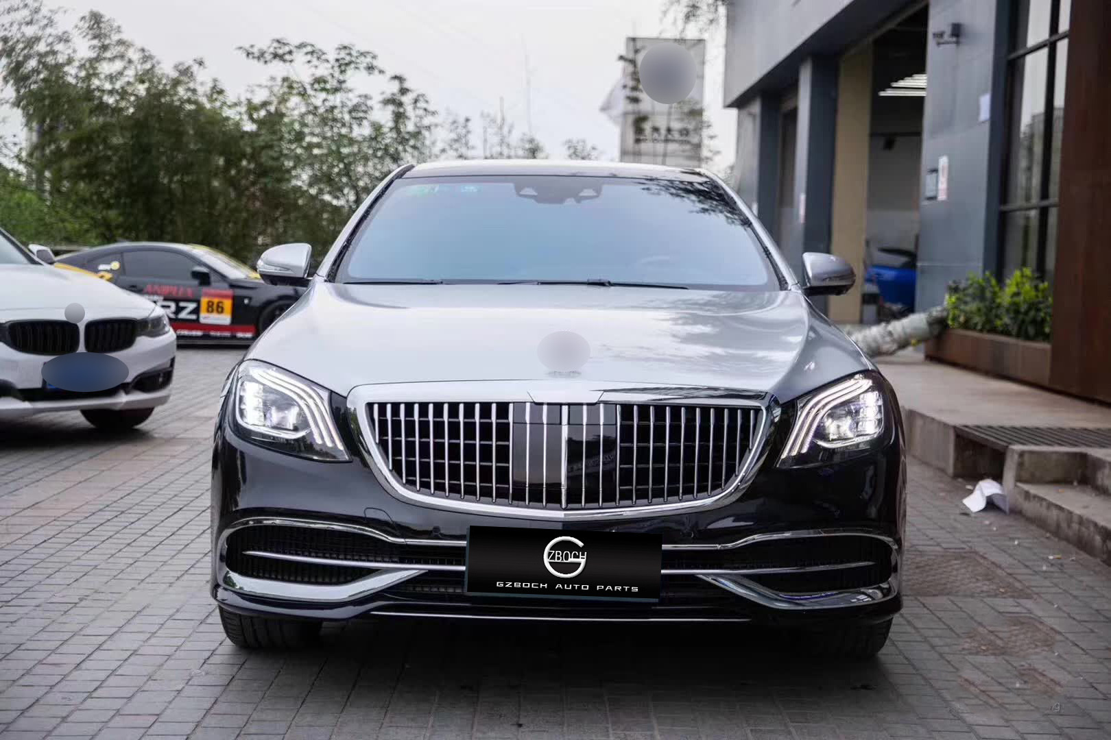 OLD UPGRADE NEW Bodykit For 2007+ mercedes Benz W221 S class S430 S600 S550 S300 S650 upgrade 2020+ W222 Maybach Car Bumper