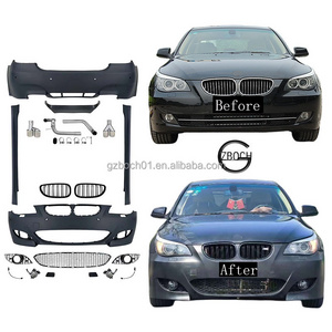 body parts for  BMW serie 5 E60 2004-2010 upgrade M5 body kits car bumpers Side skirt  Grille