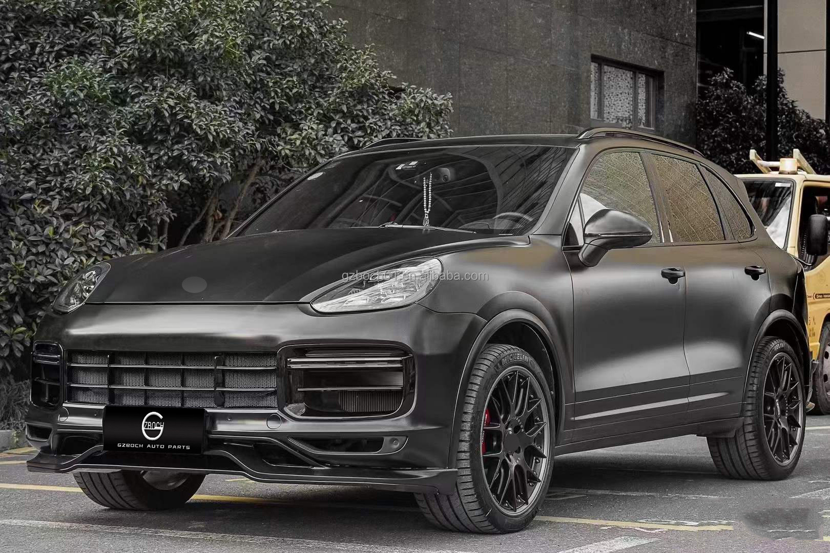 High Quality bodykit For Porsche Cayenne 958.2 old to new front rear bumper front rear lip 2022 PDLS Headlight