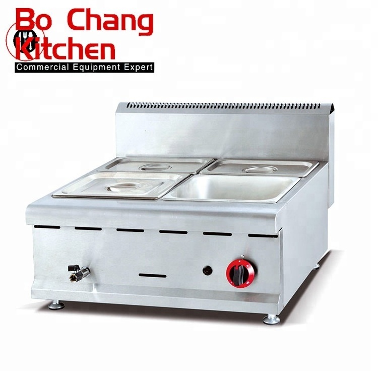 High quality industrial gas table top stainless steel griddle