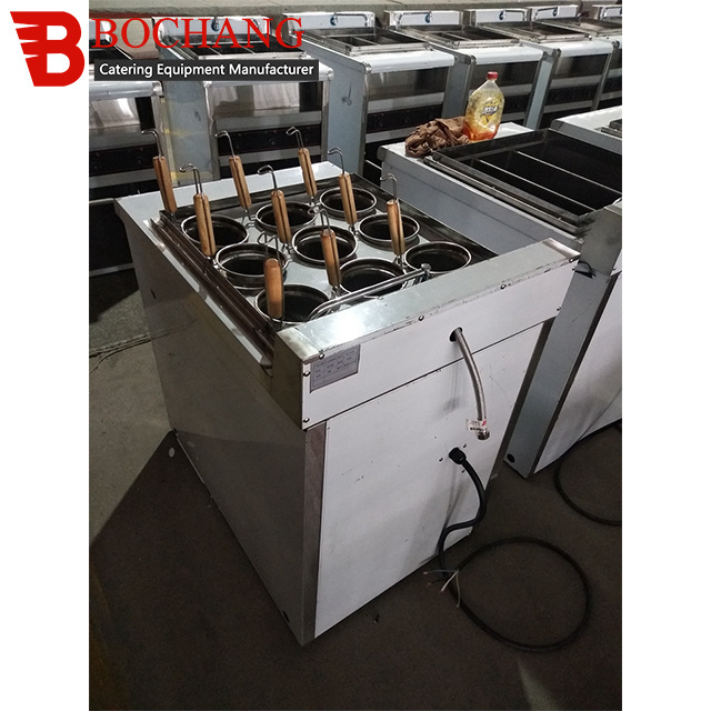 Stainless Steel Pasta Cooker Electric Pasta Maker Six Hole Noddles Machine for Commercial Use