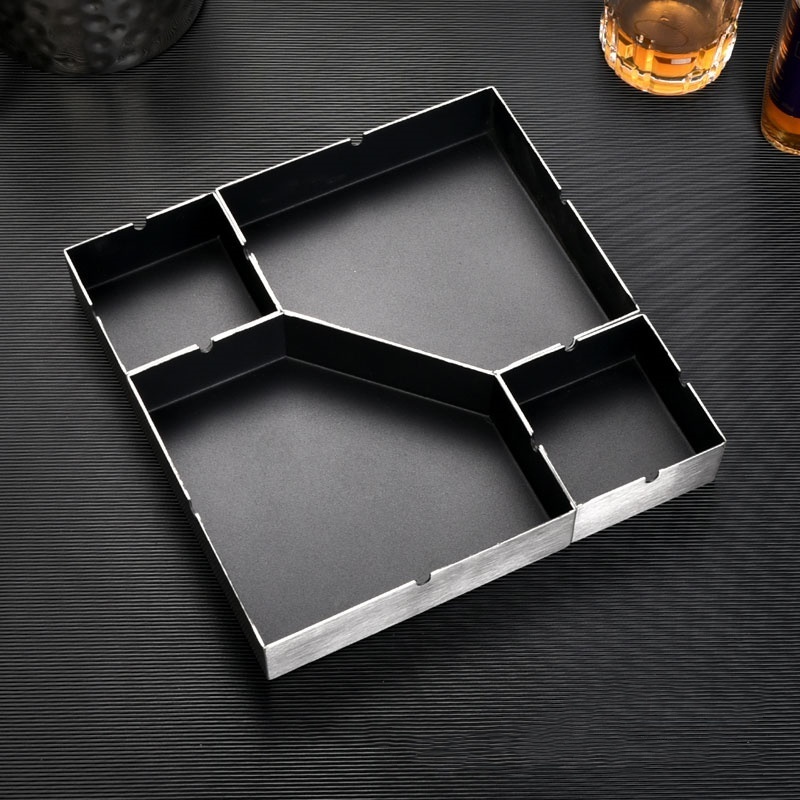 Creative geometric high quality easy clean heat resistant Eco Friendly ashtray