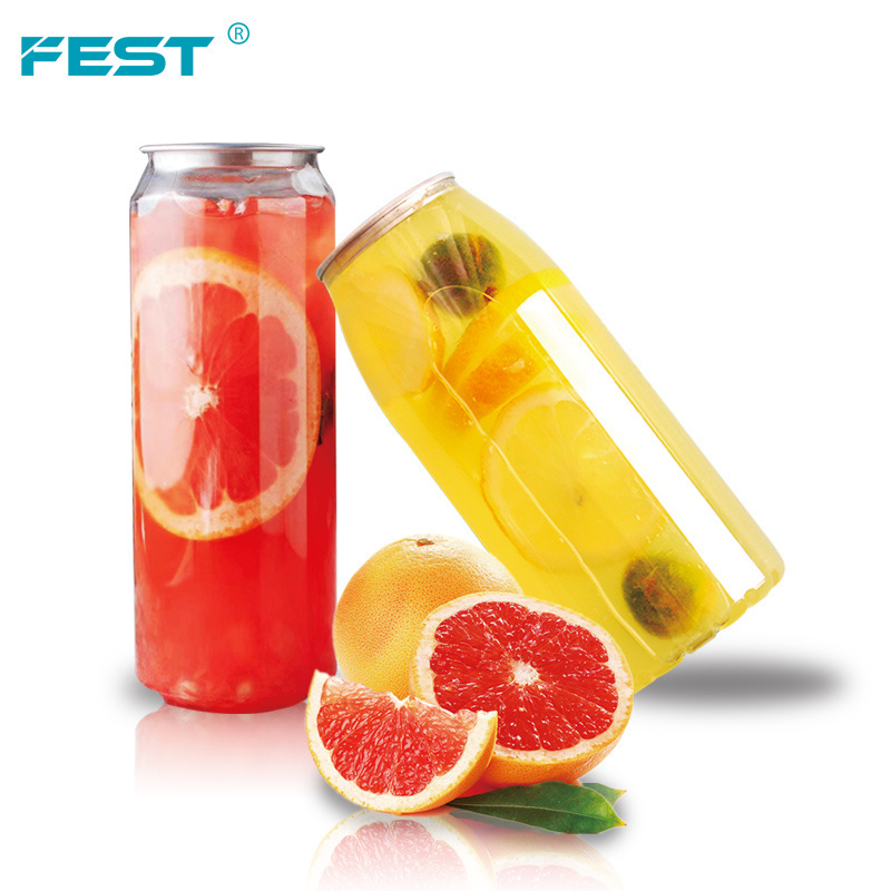 Enseal Sealer FEST Factory Price Can Sealing Machine soda bubble tea bottle 500ml 650ml  transparent empty plastic bottles for s