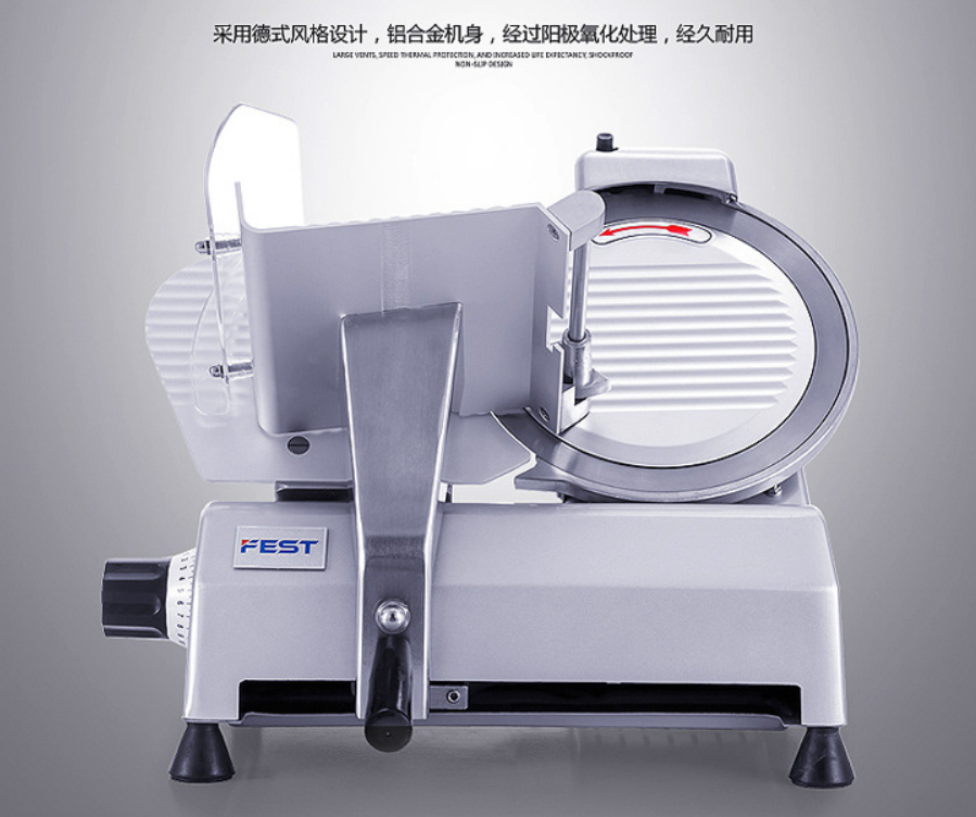 FEST chicken meat cutting machine commercial slicer 10 inch hand press slicer meet cutter machine cutting machine meat