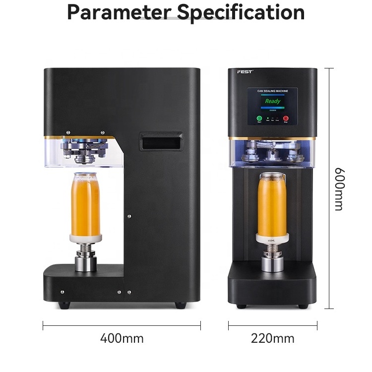 Enseal Sealer FEST Non Rotary Seamer For Cans Pop Can Sealing Machines Pet Aluminium Cans For Drinks Beer Canning Canner Machine