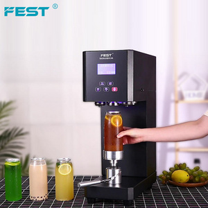 Enseal Sealer FEST Factory Price Can Sealing Machine soda bubble tea bottle 500ml 650ml  transparent empty plastic bottles for s