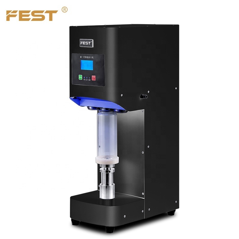 FEST Automatic Pet Plastic Bottle 500ml Sealing Machine Tea Coffee Sealing Machine 16oz Empty Clear Bottles