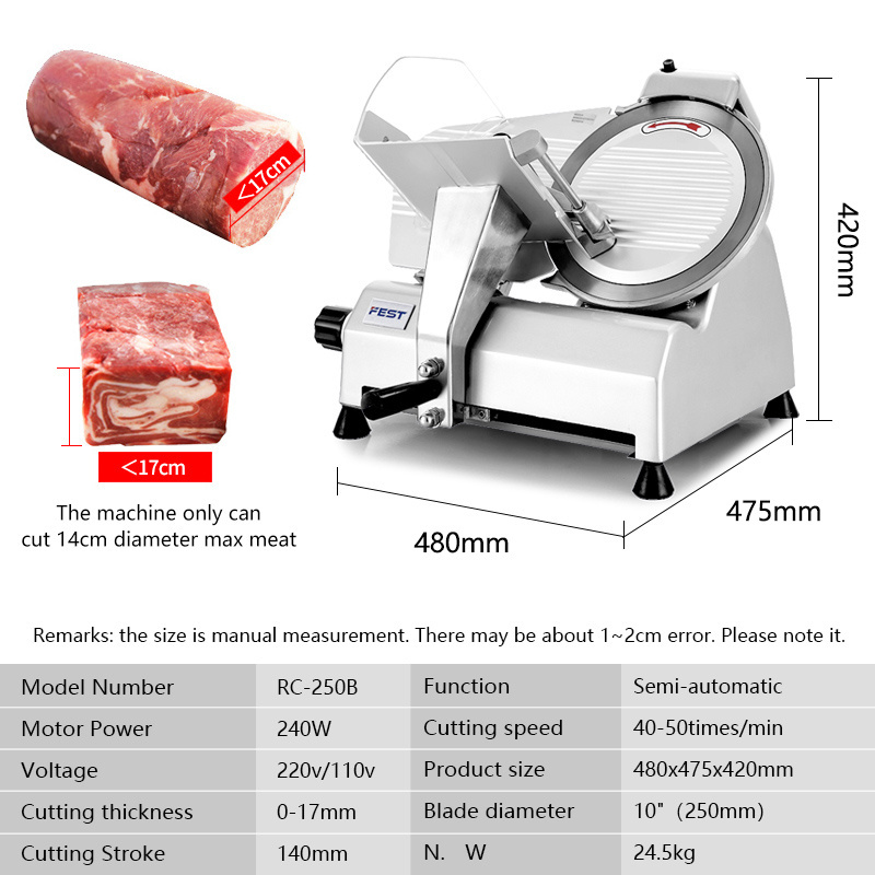 butcher deli cold cut meat cutting machine cuter slicers model el250 meat cutting machine price manual frozen meat slicer