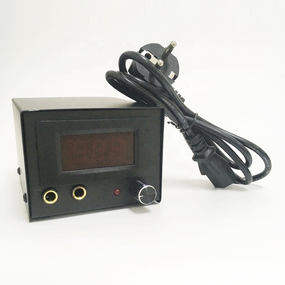 BerLin Adjustable 3 Digit LCD Tattoo Machine Power Supply