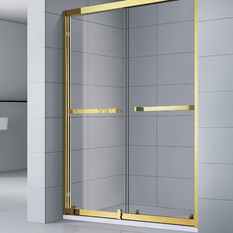 Simple design bathroom shower enclosure 10mm glass doors cubicle sliding tempered glass shower cabin walk in shower rooms