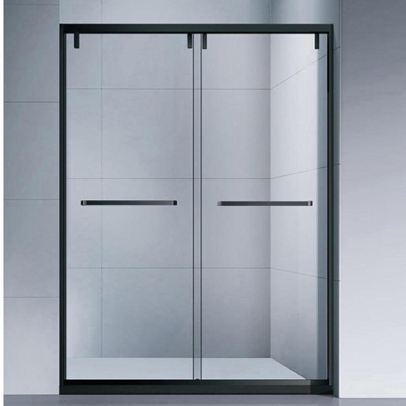 Simple design bathroom shower enclosure 10mm glass doors cubicle sliding tempered glass shower cabin walk in shower rooms