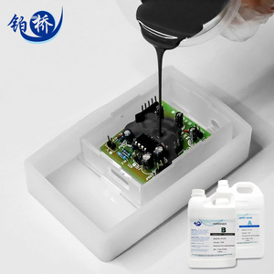 Insulation electronic sealing adhesive circuit board epoxy resin ab adhesive waterproof organic silicon sealant