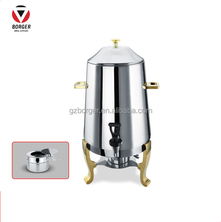 Hotel Stainless Steel 13L Hot Tea Coffee Restaurant Large Capacity Coffee Warmer Dispenser coffee urn