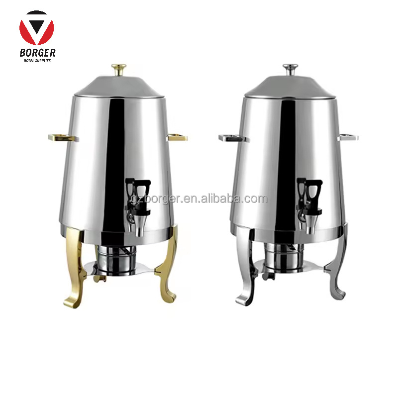 Hotel Stainless Steel 13L Hot Tea Coffee Restaurant Large Capacity Coffee Warmer Dispenser coffee urn