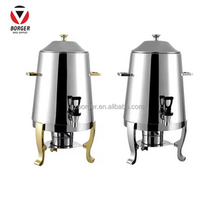 Hotel Stainless Steel 13L Hot Tea Coffee Restaurant Large Capacity Coffee Warmer Dispenser coffee urn