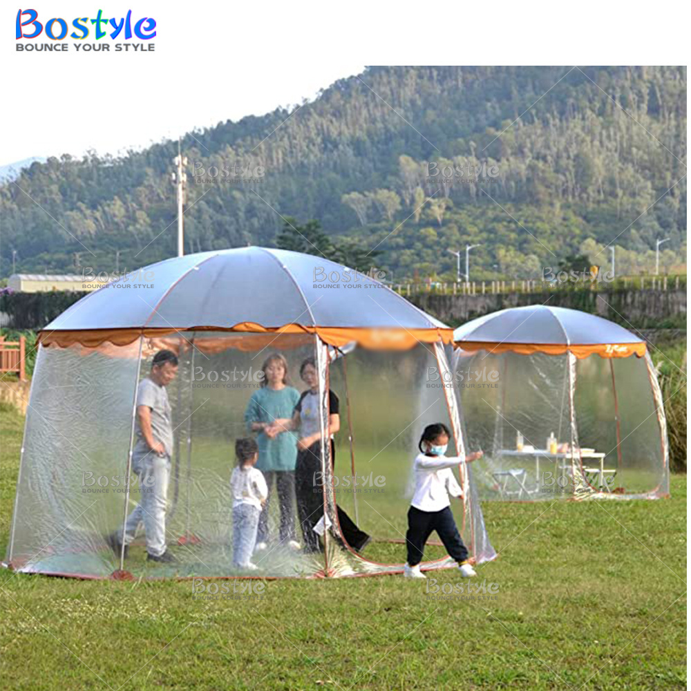 Inflatable Bubble PVC Clear Tent, Large Fireproof and Waterproof tent for Outdoor, Backyard, Patios, Screen House Room