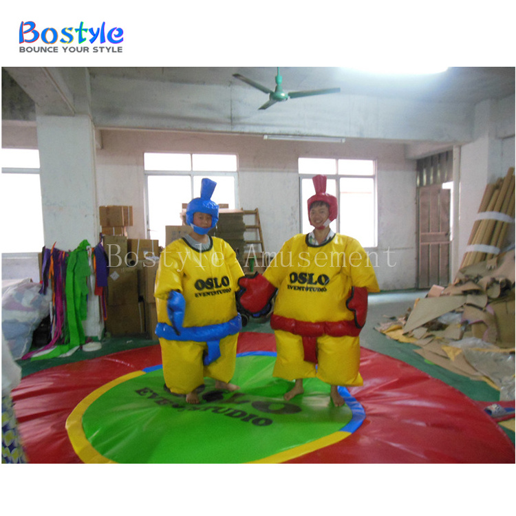 inflatable wrestling ring for kids/foam padded sumo suits/inflatable sumo wrestling suits