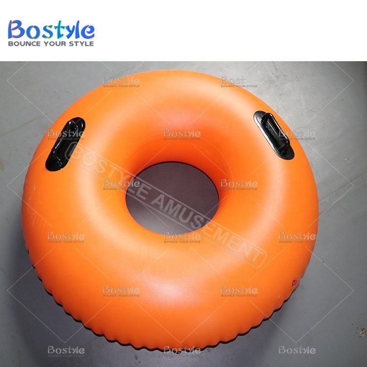 High quality Water park pvc single tube river floating inflatable pool rafts aqua park swimming floating rings for sale