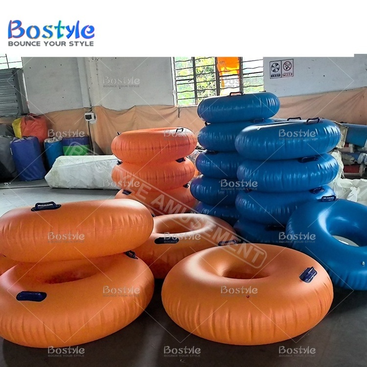 High quality Water park pvc single tube river floating inflatable pool rafts aqua park swimming floating rings for sale