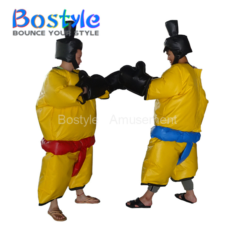 Commercial foam padded sumo wrestling suits/inflatable fighting sumo suit