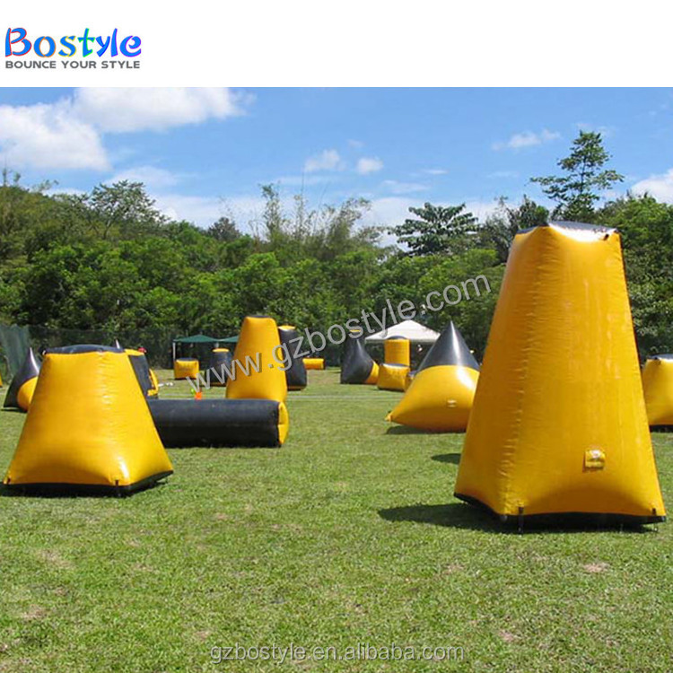 Newst design outdoor games inflatable arena paintball bunker field for sale