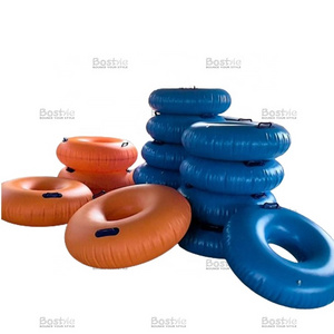 High quality Water park pvc single tube river floating inflatable pool rafts aqua park swimming floating rings for sale