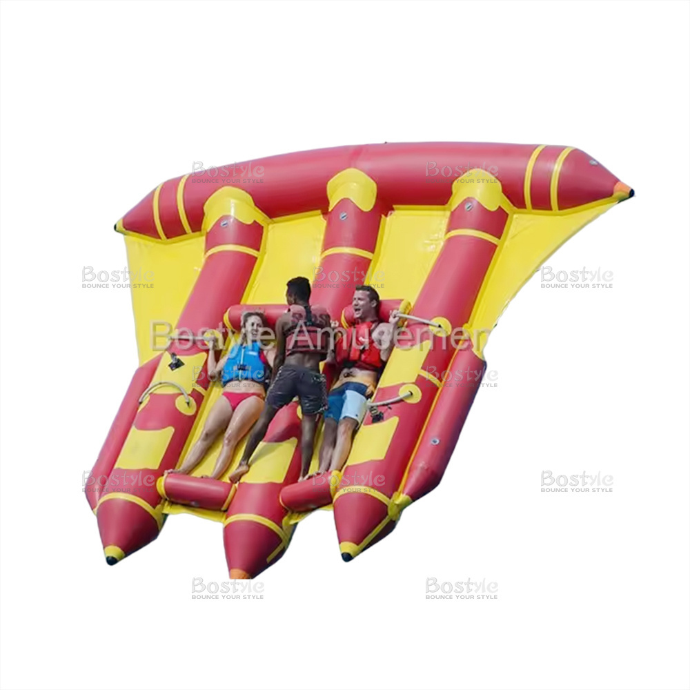 Customized inflatable towable flyfish inflatable banana boat water flying fish