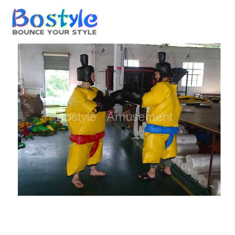 Commercial foam padded sumo wrestling suits/inflatable fighting sumo suit