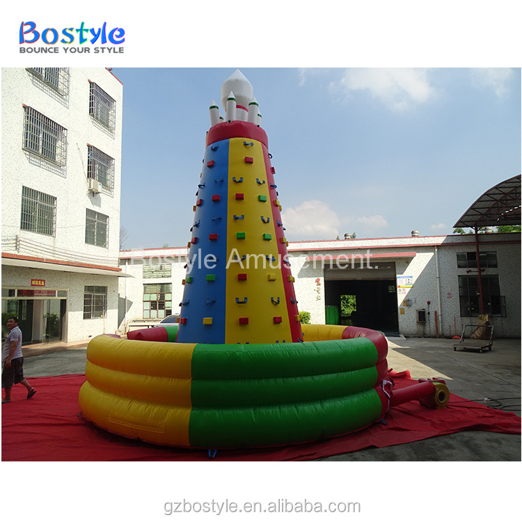 New design Outdoor Inflatable Sport Game Climbing monkey inflatable Climbing Wall Commercial inflatable rock wall climb