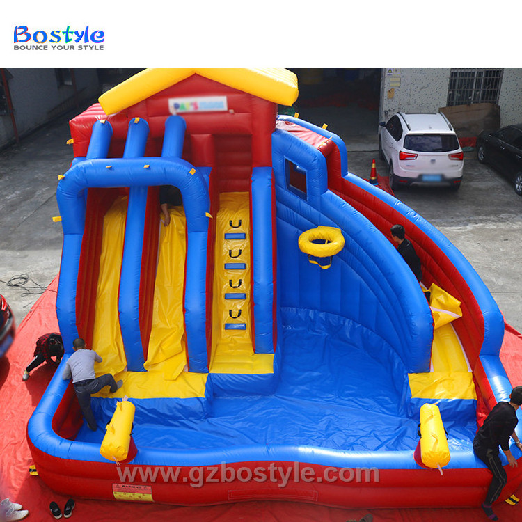 Giant inflatable bouncer, the city used inflatable water slide for crazy water game