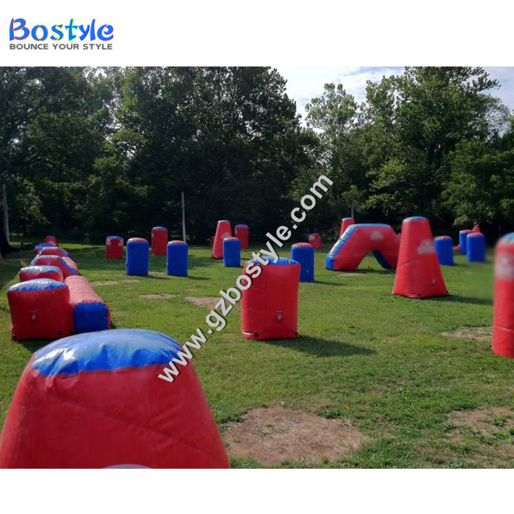 Newst design outdoor games inflatable arena paintball bunker field for sale