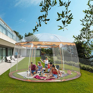 Inflatable Bubble PVC Clear Tent, Large Fireproof and Waterproof tent for Outdoor, Backyard, Patios, Screen House Room