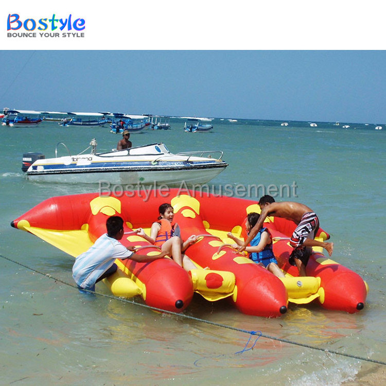 Customized inflatable towable flyfish inflatable banana boat water flying fish