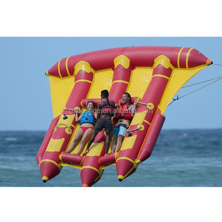 Customized inflatable towable flyfish inflatable banana boat water ...