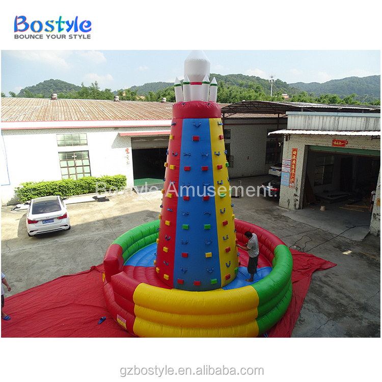 New design Outdoor Inflatable Sport Game Climbing monkey inflatable Climbing Wall Commercial inflatable rock wall climb