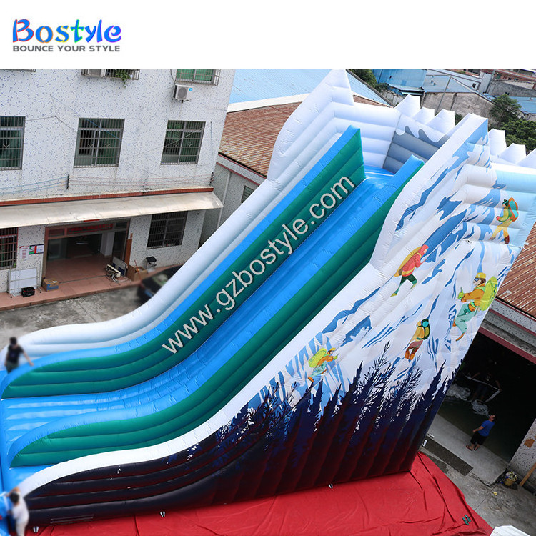 15m High Big Inflatable Water Slide for Adults and Kids Custom Size Fiberglass PVC Inflatable Large Slide Pool for Sale