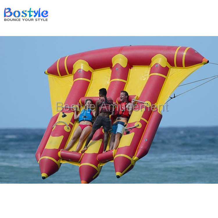 Customized inflatable towable flyfish inflatable banana boat water flying fish