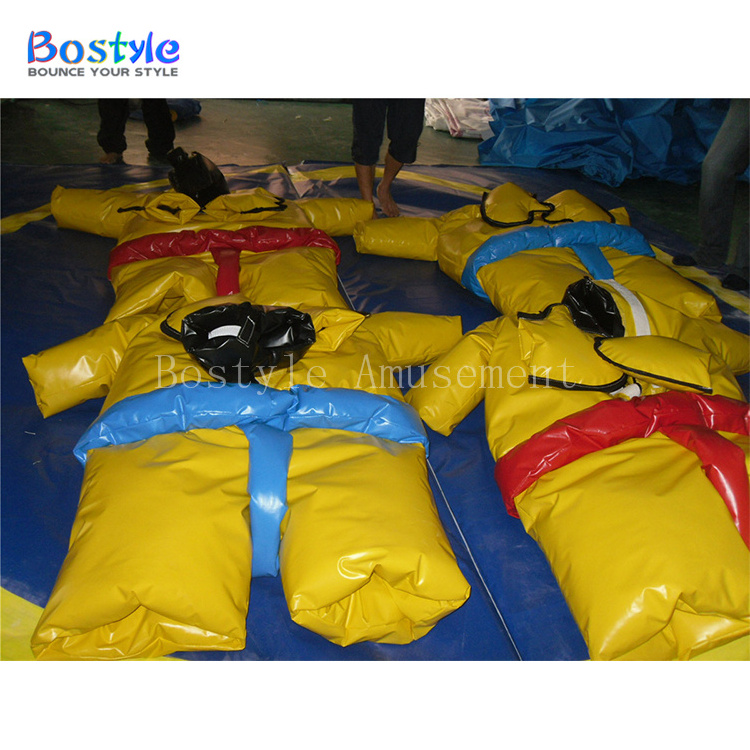 inflatable wrestling ring for kids/foam padded sumo suits/inflatable sumo wrestling suits