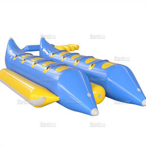 Water Game Banana Boat Inflatable water Towable Flying Banana Boat Fly Fish Water Sports Banana Boat