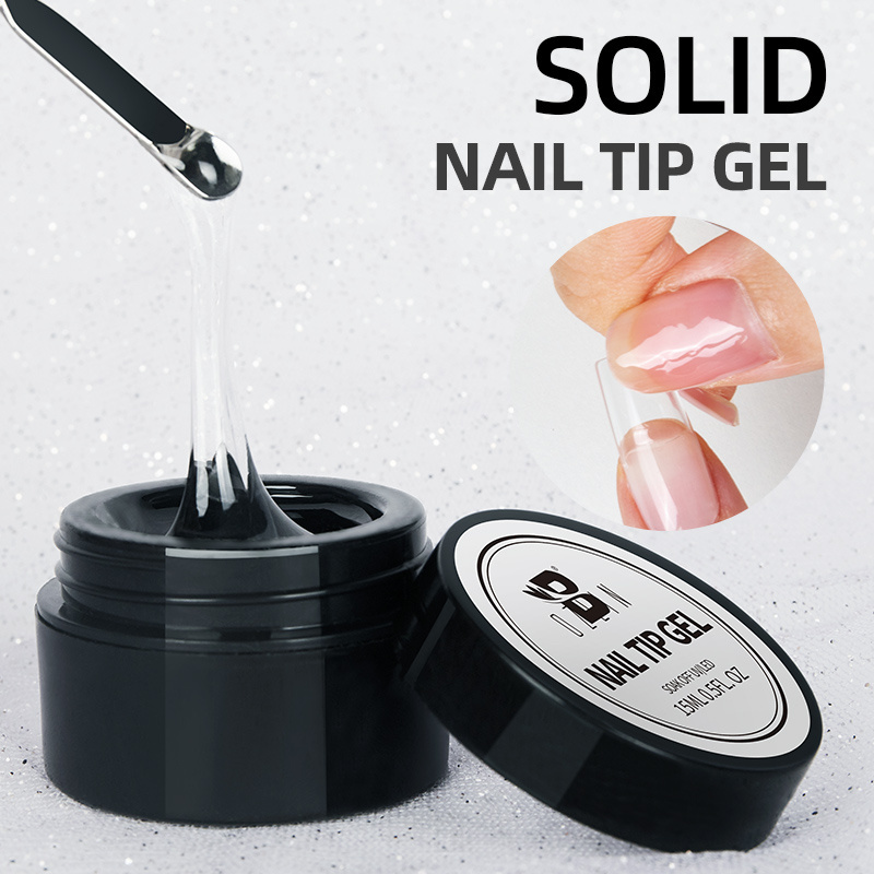 BOZLIN 15ml Transparent Super Strong Adhesive Solid Nail Tips Glue Gel Press On Nails Gel Glue For Nail Extension