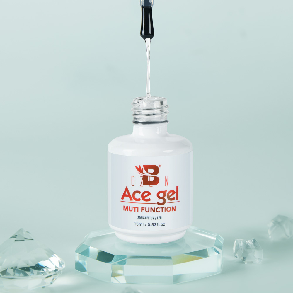 BOZLIN Ace Gel Hema Free Thick Gel Nail Polish Extension Builder In Bottle Gel Viscosity Clear Builder Liquid