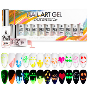 OEM Professional Liner Gel Colors Polish Gel Liner Nail Art Glow In The Dark Set Esmalte Soak Off Gel Paint