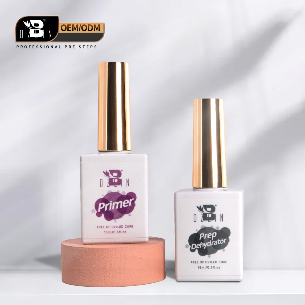 Bozlin Private Label Nail Primer And Dehydrator Nail Supplies Prep Bond Primer And Dehydrator