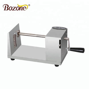 Hot Selling Potato Cutter Crane Stainless Steel Tornado Manual Tower Hand Spiral potato chips cutting machine potato cutter