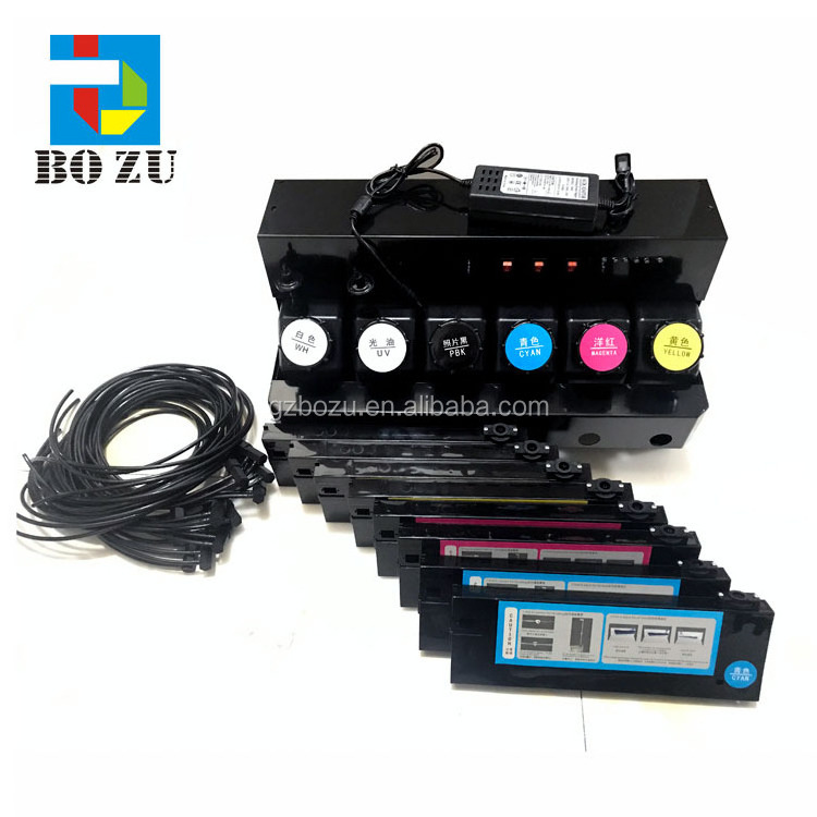 inkjet printer ink cartridge 6+12 ciss ink tank system uv