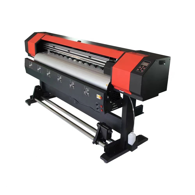 uv printer 160cm 180cm digital large format printer with double heads xp600 CMYKW