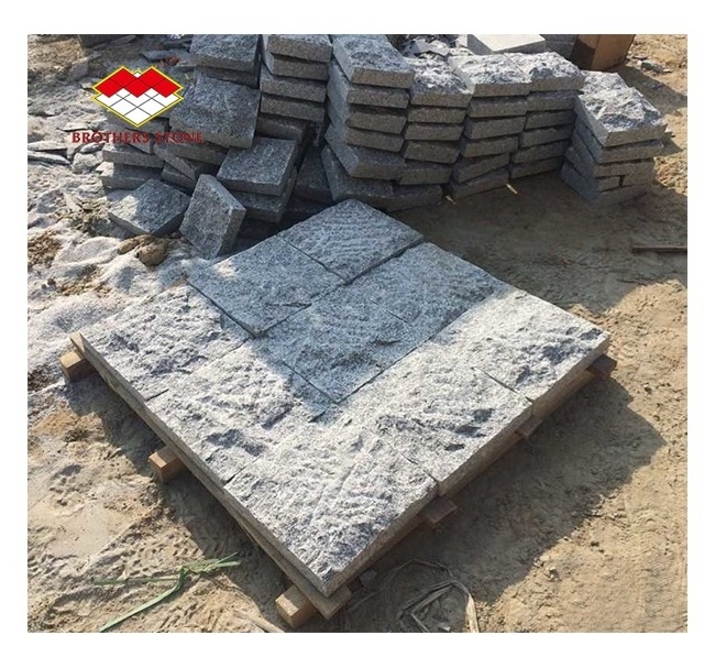 Indoor And Outdoor Decoration Natural grey Granite Tiles  Culture Stone House Outside Wall decor Panel China Supplier