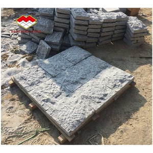 Indoor And Outdoor Decoration Natural grey Granite Tiles  Culture Stone House Outside Wall decor Panel China Supplier