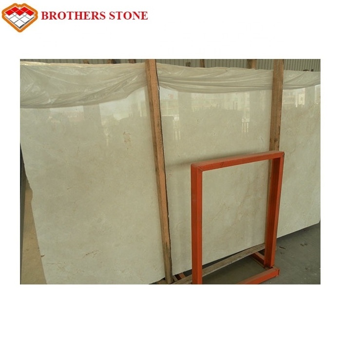 2022 Brothers Stone hot sale Spanish Cream Marble  Crema Marfil Marble slab for flooring decoration for Villa